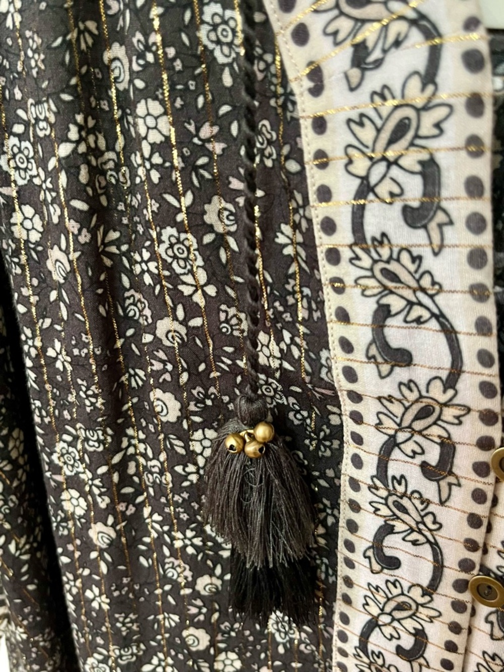 spell Little Bird Flutter Sleeve Blouse l midnight - Picture 9 of 9